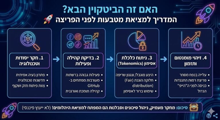 האם זה הביטקוין הבא המדריך למציאת מטבעות לפני הפריצה