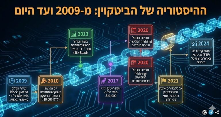 ההיסטוריה של הביטקוין