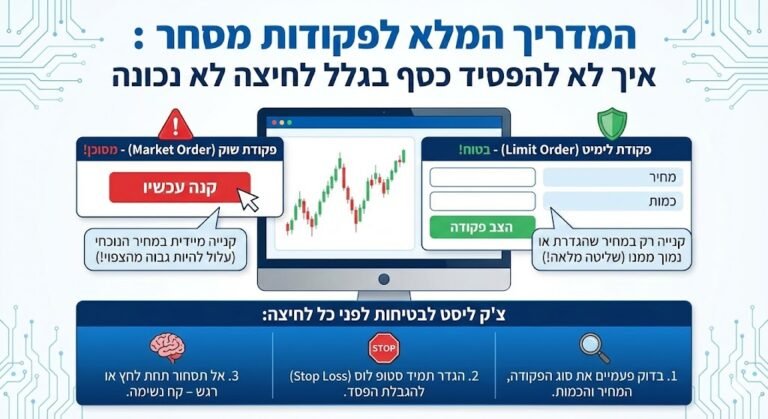 המדריך המלא לפקודות מסחר