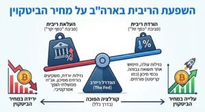 השפעת הריבית בארה"ב על מחיר הביטקוין