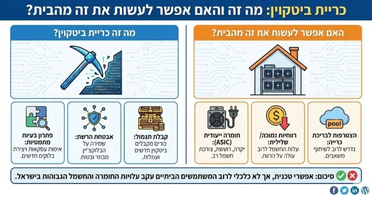 כריית ביטקוין מה זה