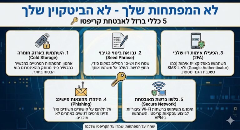 לא המפתחות שלך - לא הביטקוין שלך