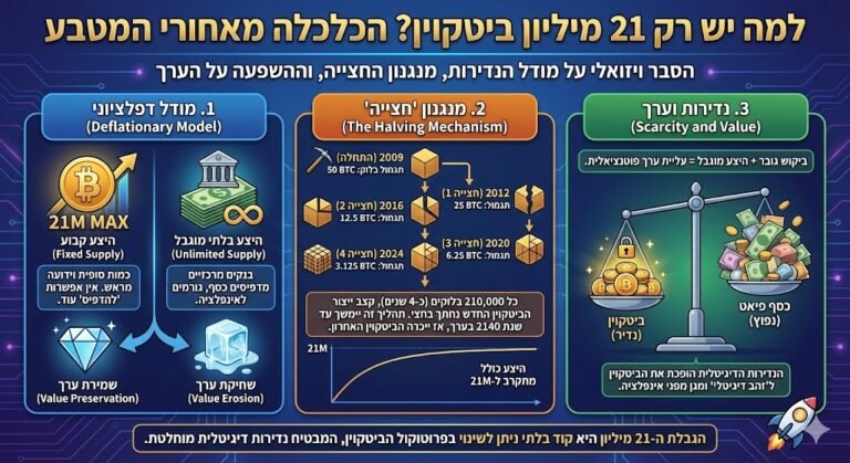 למה יש רק 21 מיליון ביטקוין