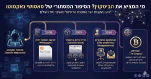 מי המציא את הביטקוין? הסיפור המסתורי של סאטושי נאקמוטו