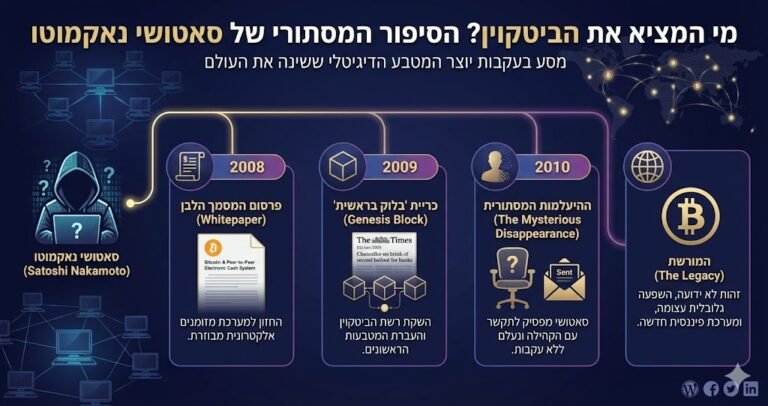 מי המציא את הביטקוין? הסיפור המסתורי של סאטושי נאקמוטו