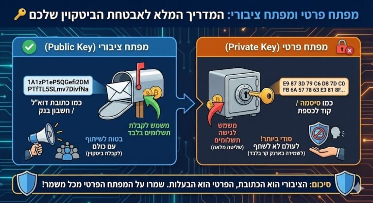 מפתח פרטי ומפתח ציבורי