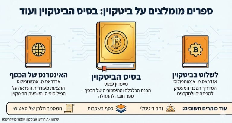 ספרים מומלצים על ביטקוין